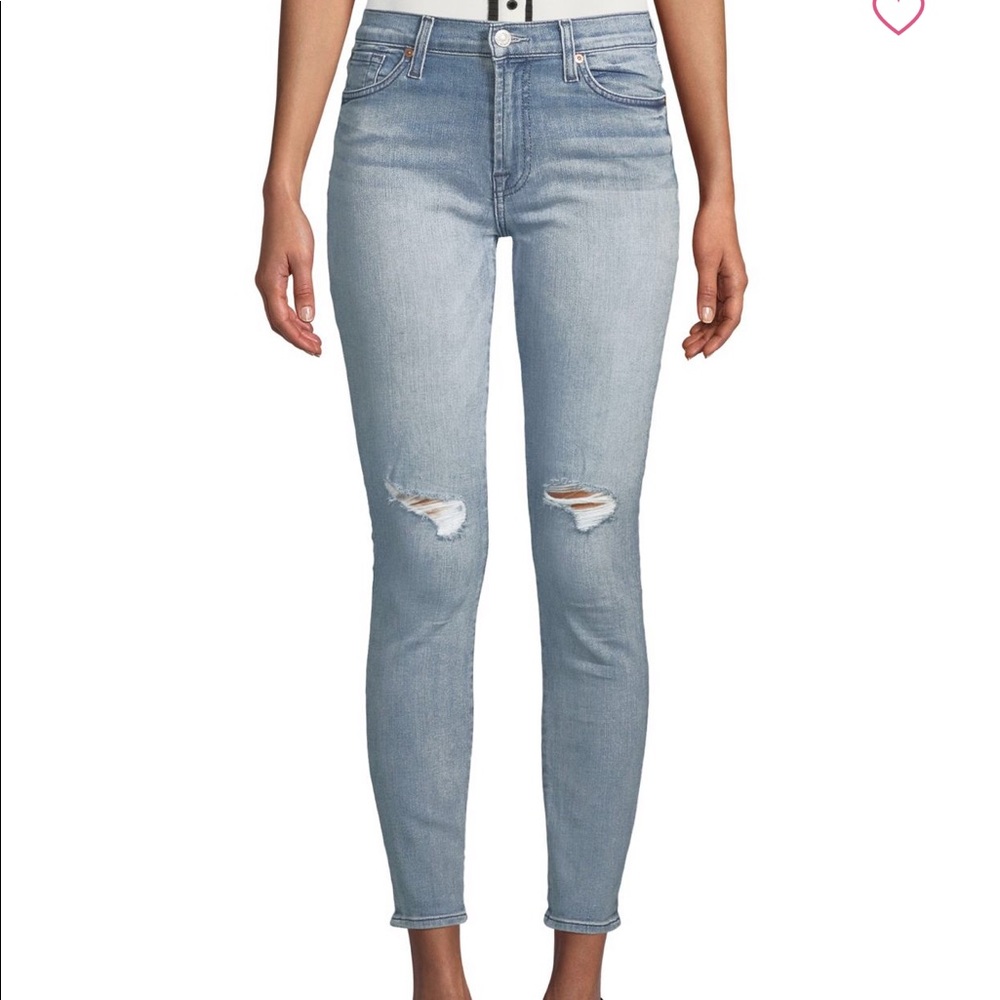 7 for all mankind skinny ankle jeans